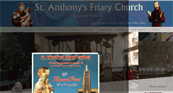 Desktop Screenshot of friaryparish.com